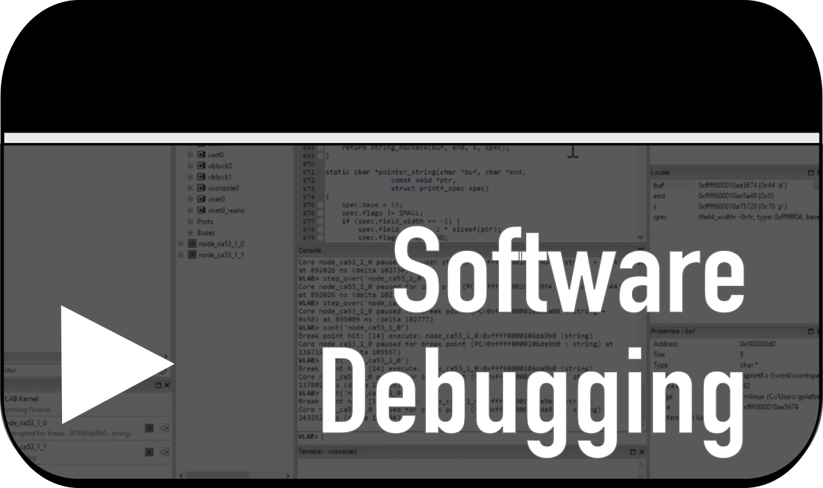 debugging functions and capabilities in system software